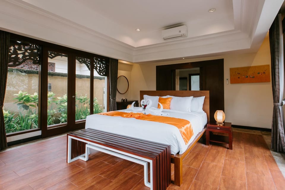 Bed, Bedroom, air conditioner