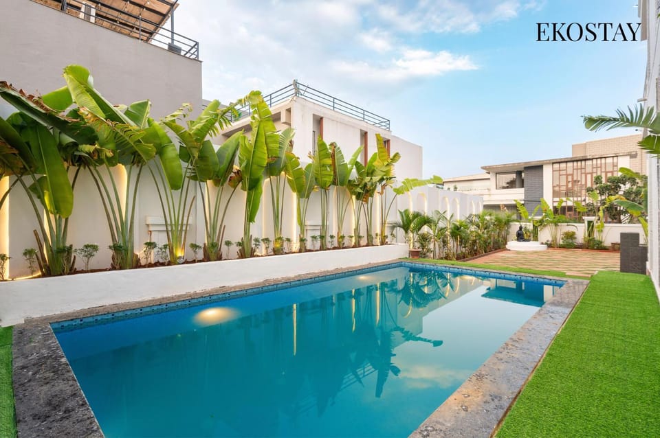 Day, Garden, Garden view, Pool view, Swimming pool, sunbed