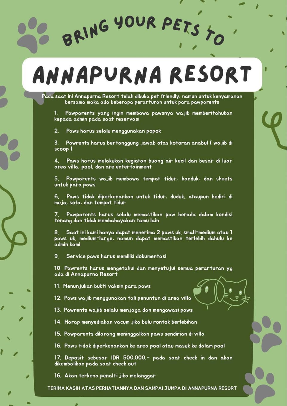 Annapurna Resort Puncak Villa in Cisarua