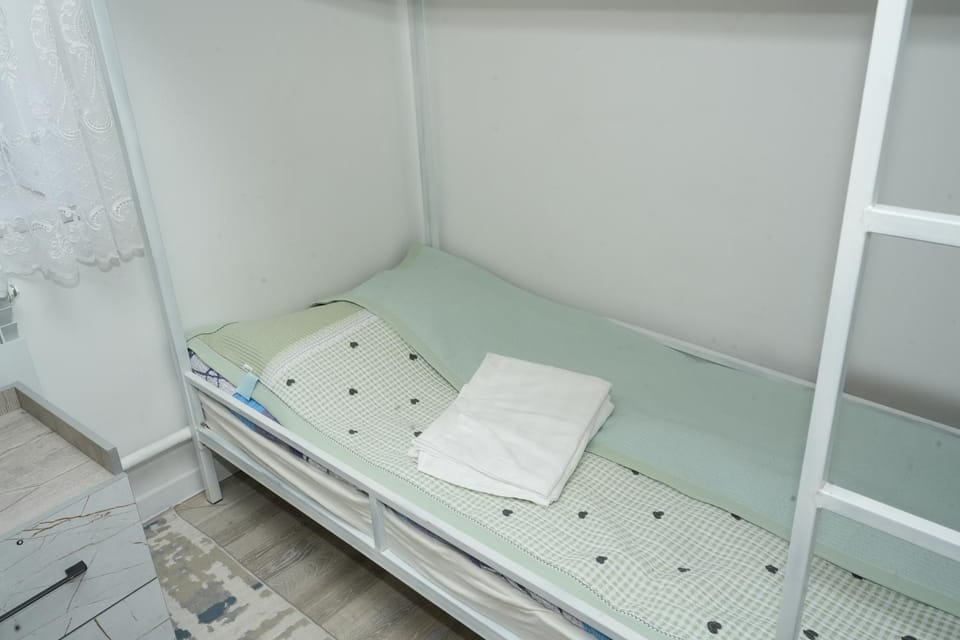 Bed, Photo of the whole room, Bedroom, towels, wardrobe