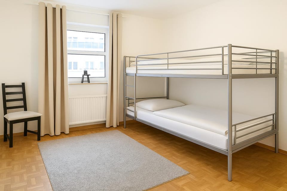 Bed, Photo of the whole room, Bedroom, bunk bed