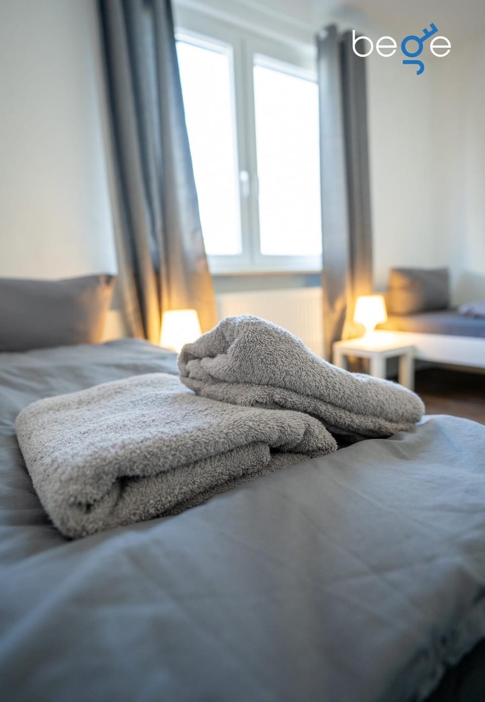 Photo of the whole room, Bedroom, heating, internet