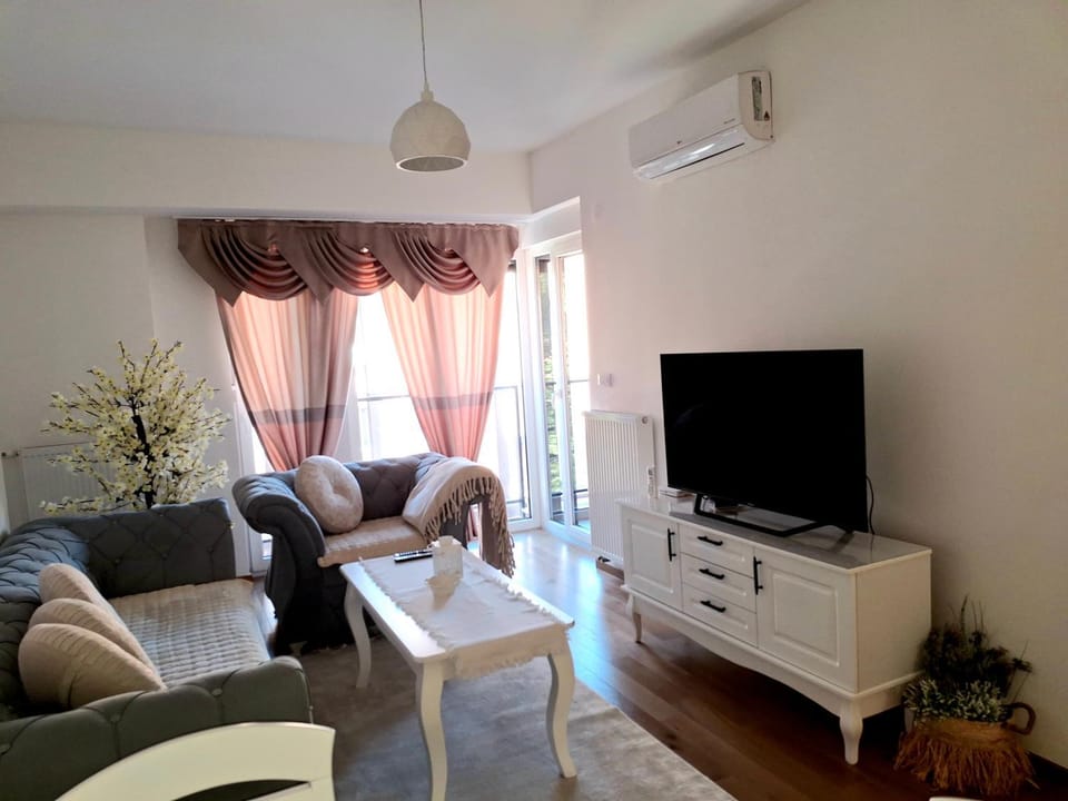 Communal lounge/ TV room, TV and multimedia, Living room, Seating area, Evening entertainment, air conditioner