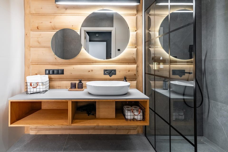 Shower, Bathroom, towels