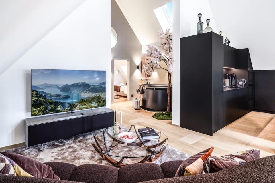 Bahnhofstrasse Designer Penthouse Private Rooftop Apartment in Zurich City