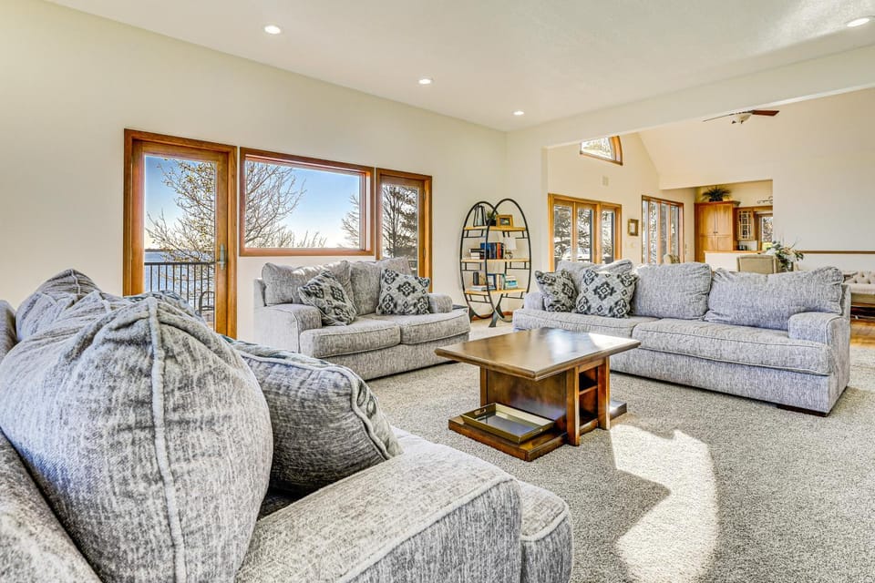 Waterfront Home w/ Boat Dock & Deck in Storm Lake! House in Iowa