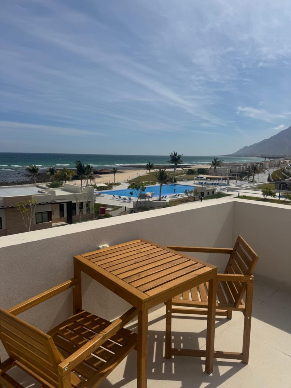 View (from property/room), Balcony/Terrace, Mountain view, Sea view