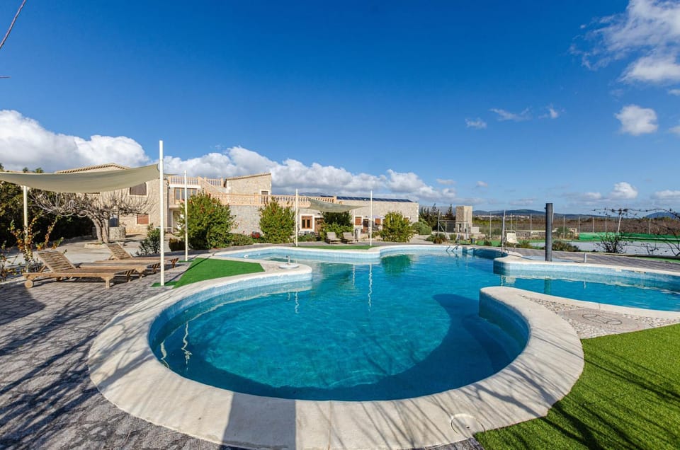 Property building, Living room, Swimming pool