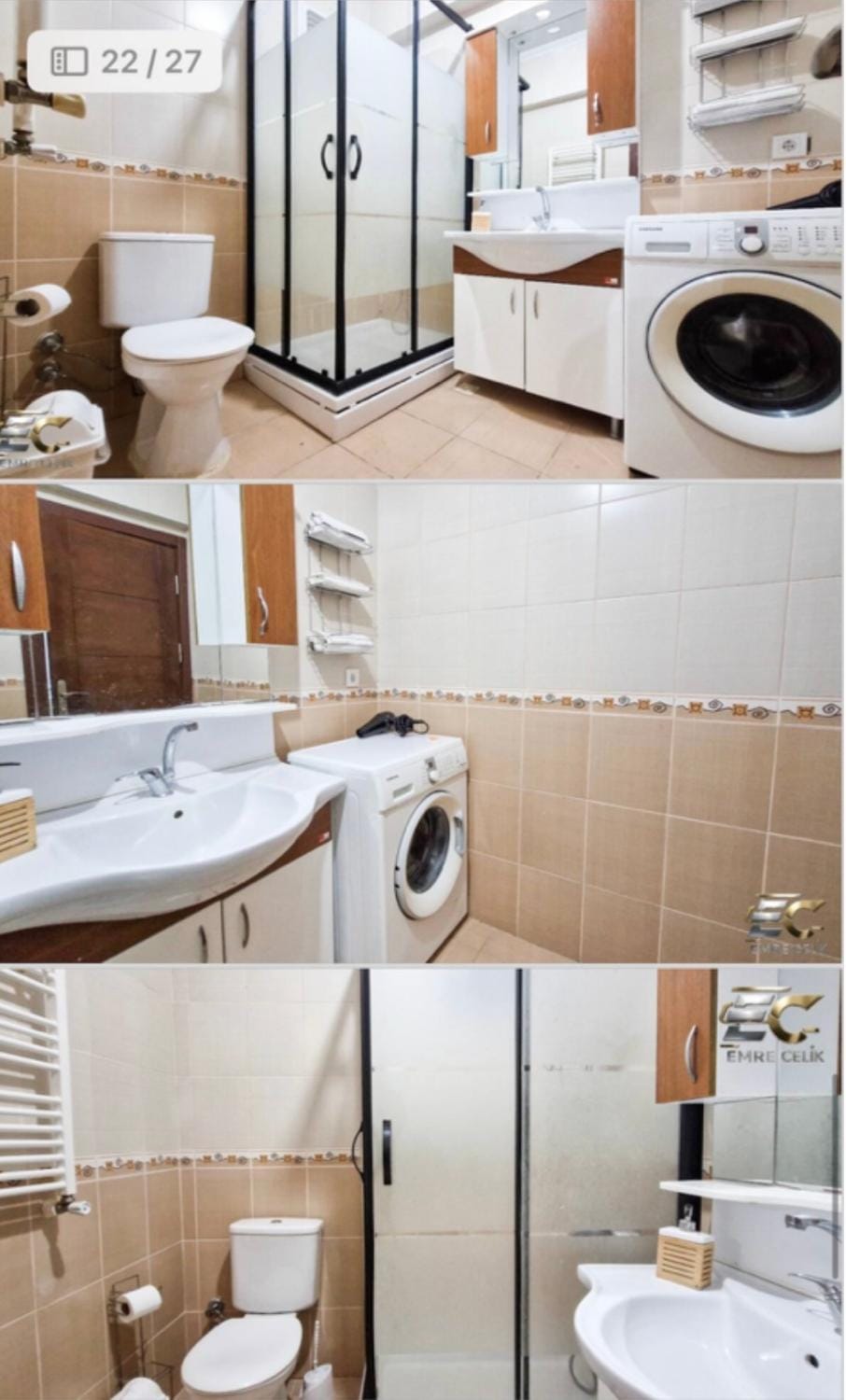 Havuz, Doğa, Balkon Apartment in Istanbul