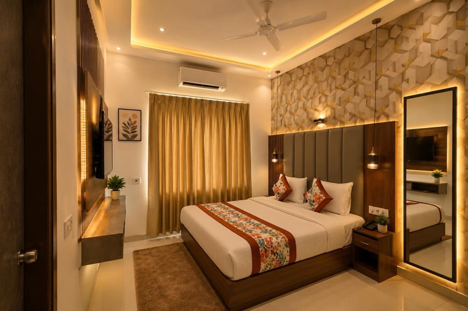 Bedroom, air conditioner