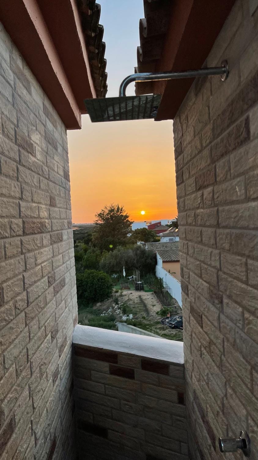 Natural landscape, View (from property/room), Balcony/Terrace, Sunset