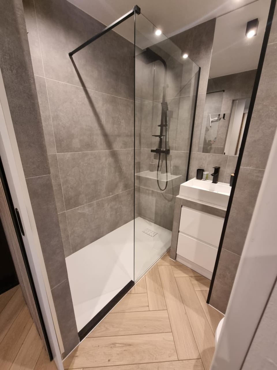 Shower, Toilet, Bathroom, towels
