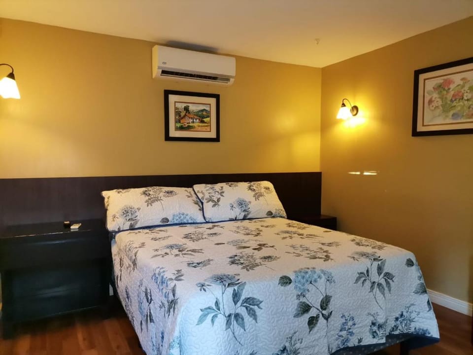 Bed, Bedroom, air conditioner