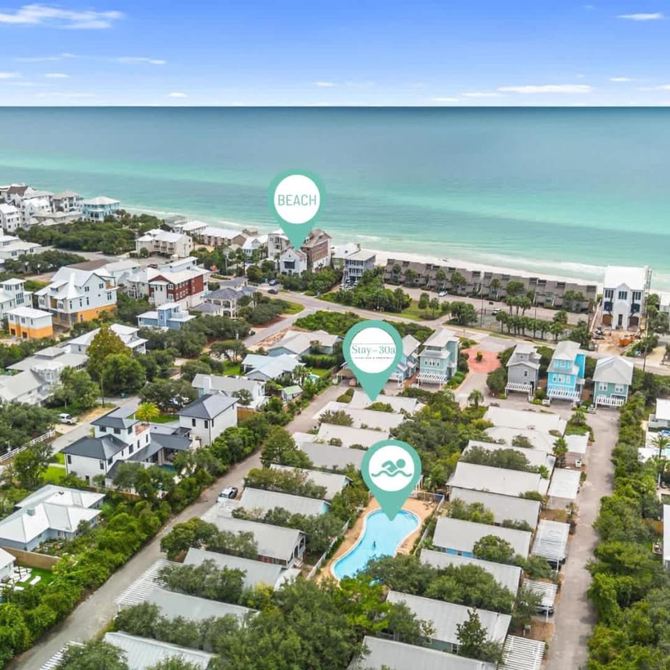 Camp Creek Cottage by Stay on 30A- Pool, Bikes, Private Beach Access House in Seacrest