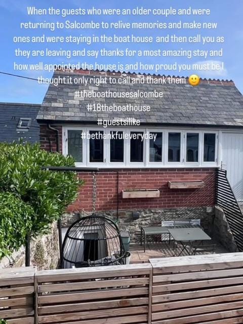 The Boathouse, 18 Church Street Apartment in Salcombe