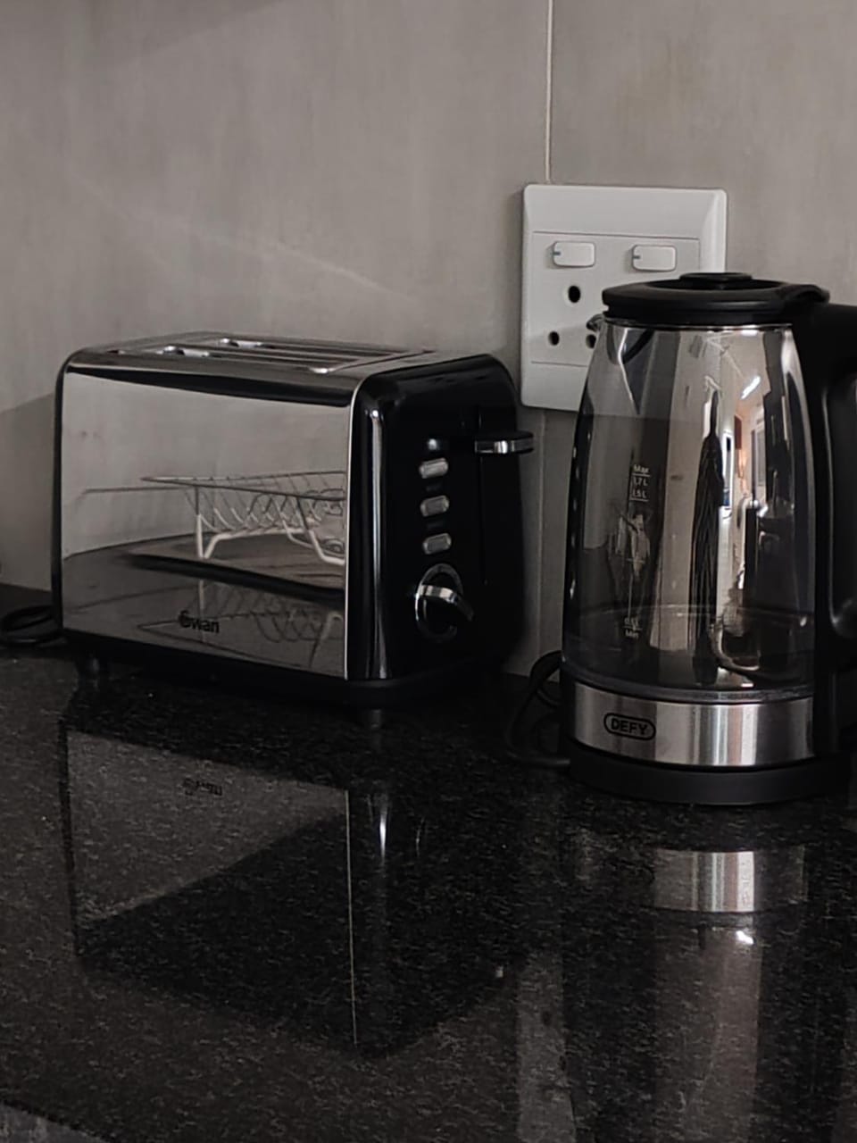 Coffee/tea facilities, Kitchen or kitchenette, toaster