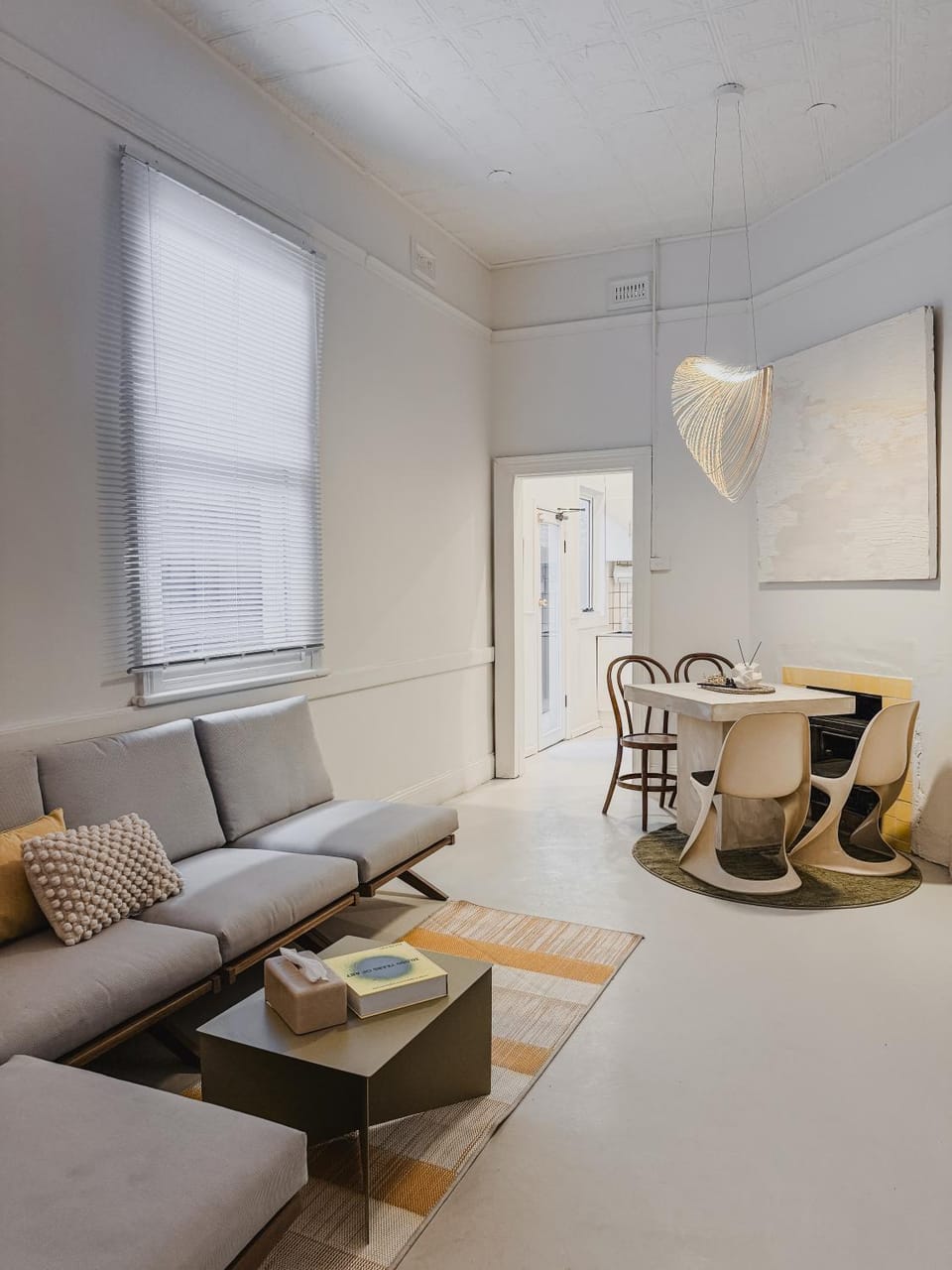 Living room, Seating area, Dining area