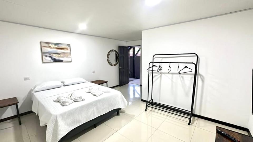 Bed, Photo of the whole room, Bedroom, towels, wardrobe