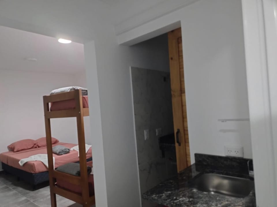 Bed, Bathroom, Photo of the whole room