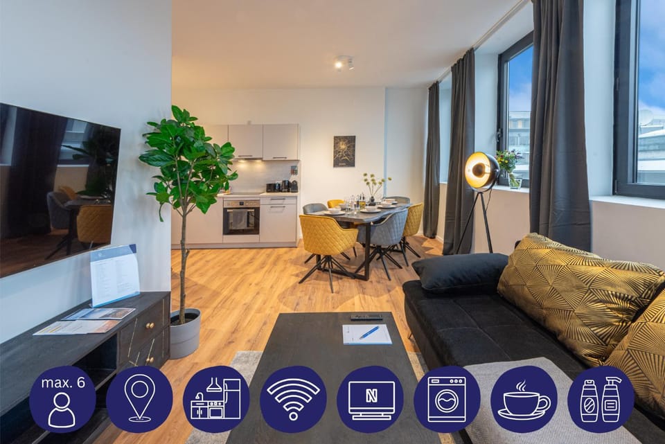TV and multimedia, Coffee/tea facilities, View (from property/room), View (from property/room), Kitchen or kitchenette, Living room, Seating area, Dining area, furniture, heating, heating, internet, internet, oven, stove, toaster