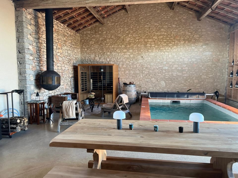 Sauna, Pool view, Swimming pool