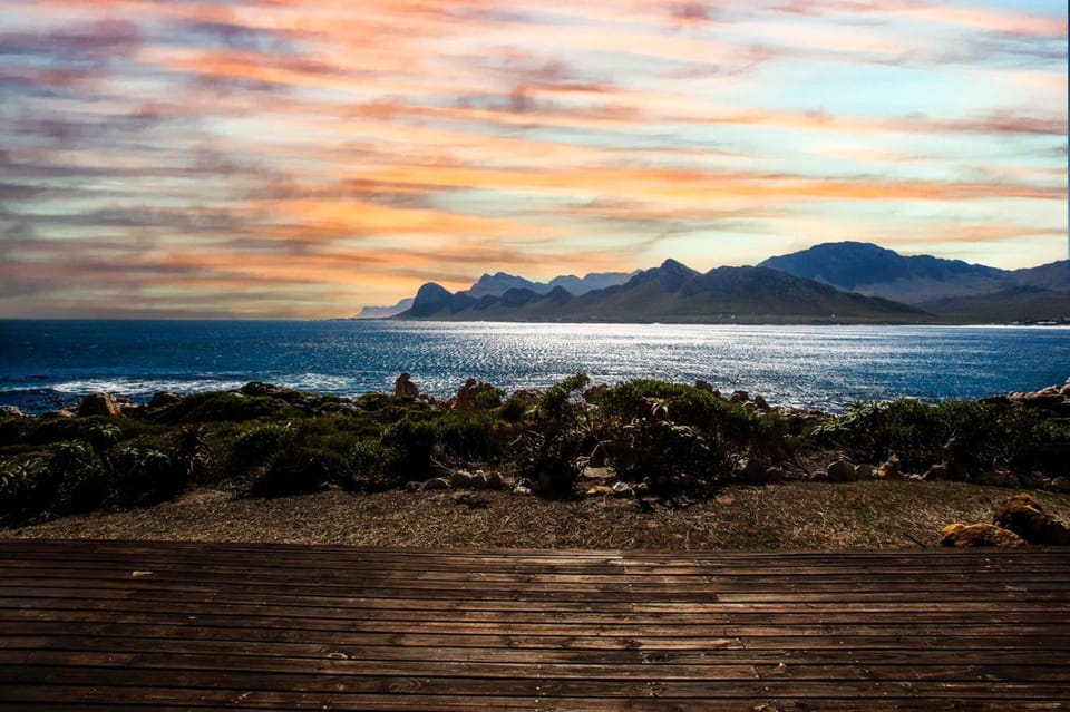 Natural landscape, Mountain view, Sea view, Sunset