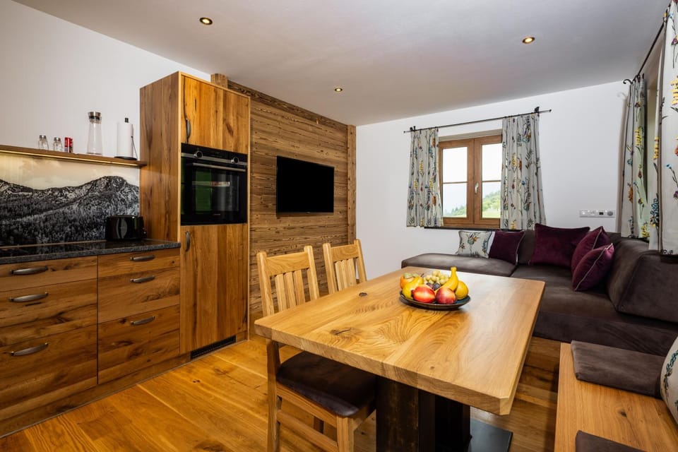 Living room, kitchen