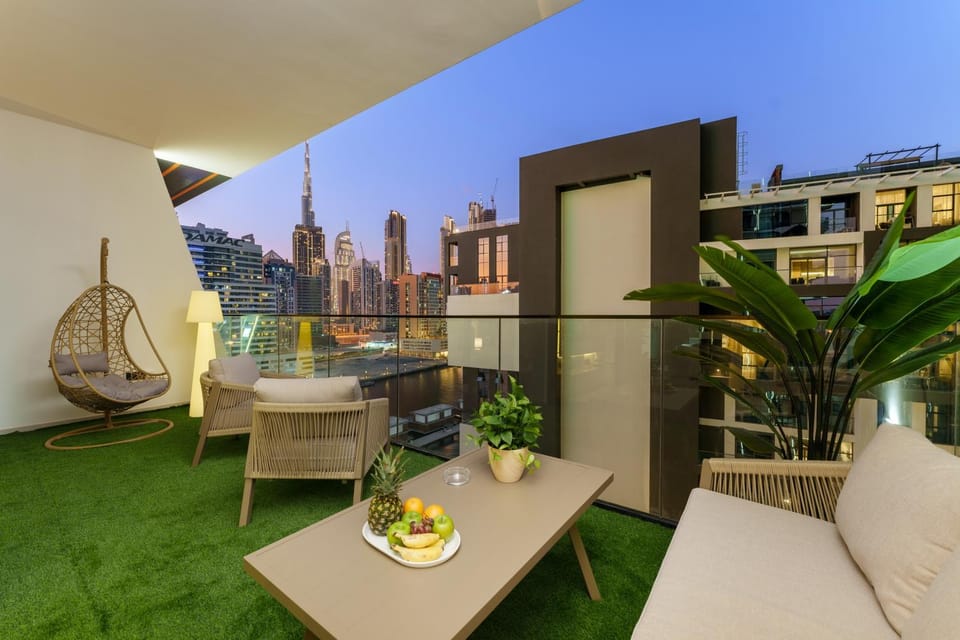 The Burj and Canal Views Apartment in Dubai