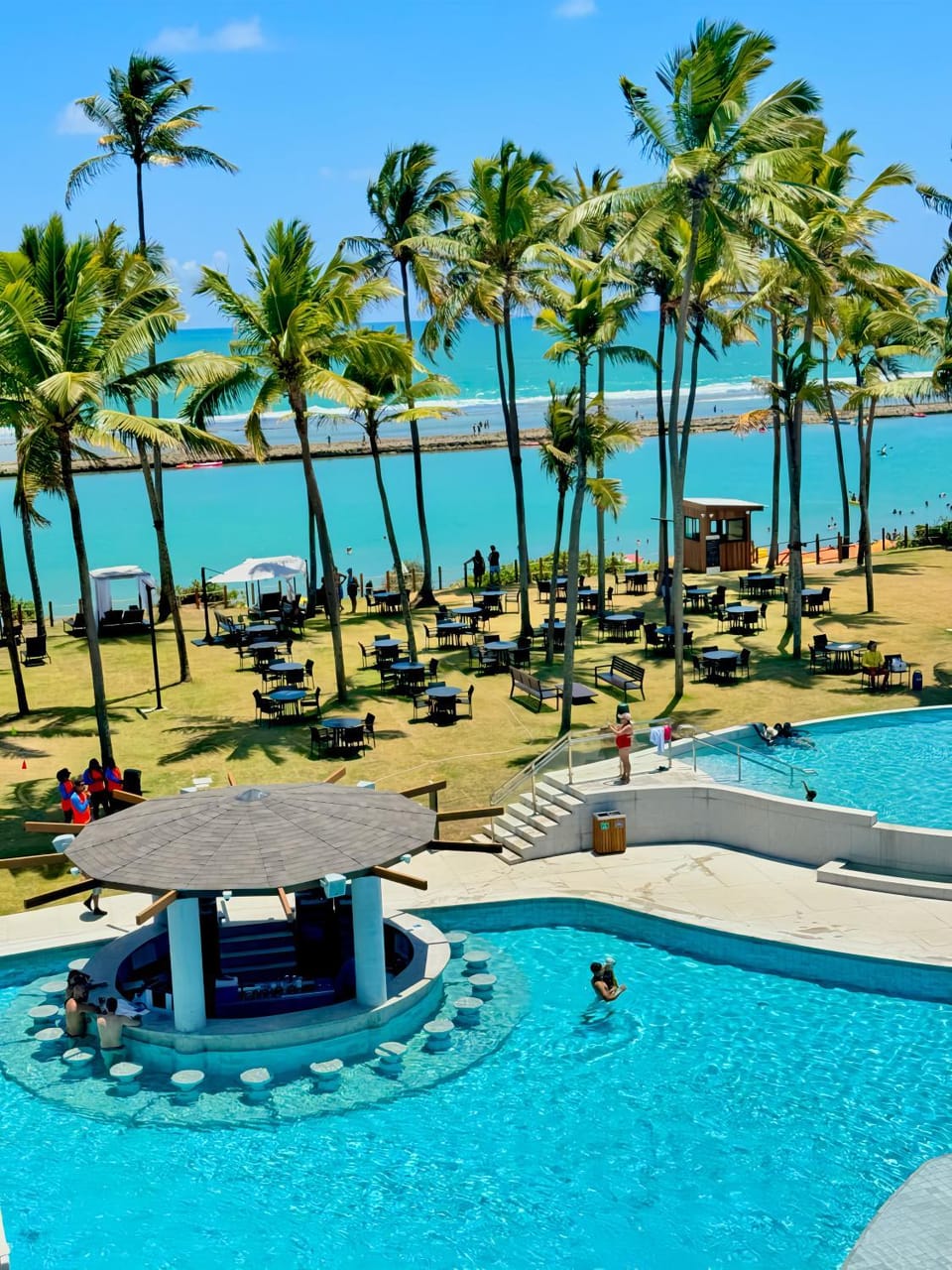 Pool view, Sea view