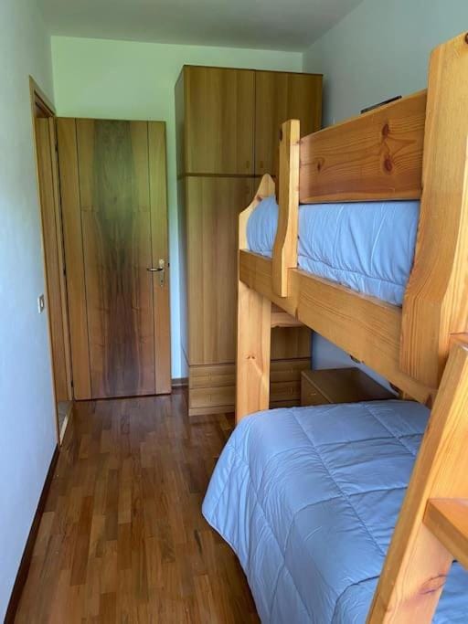 Bed, Photo of the whole room, Bedroom, bunk bed, wardrobe
