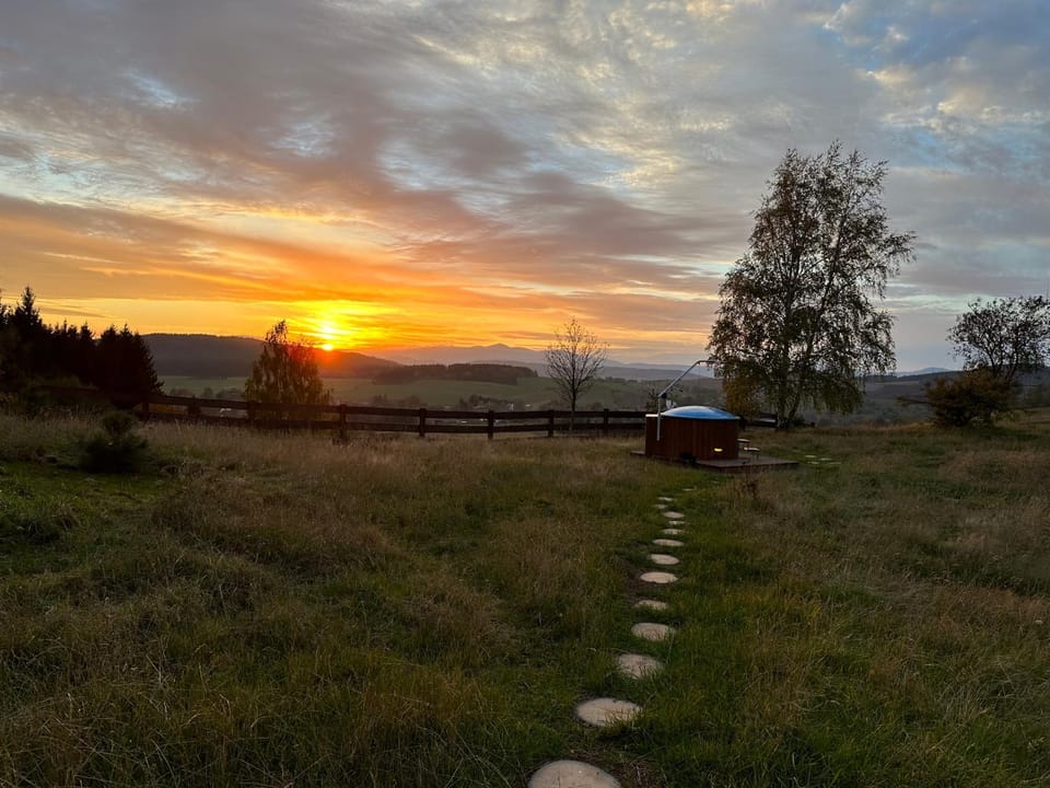 Natural landscape, Sunset