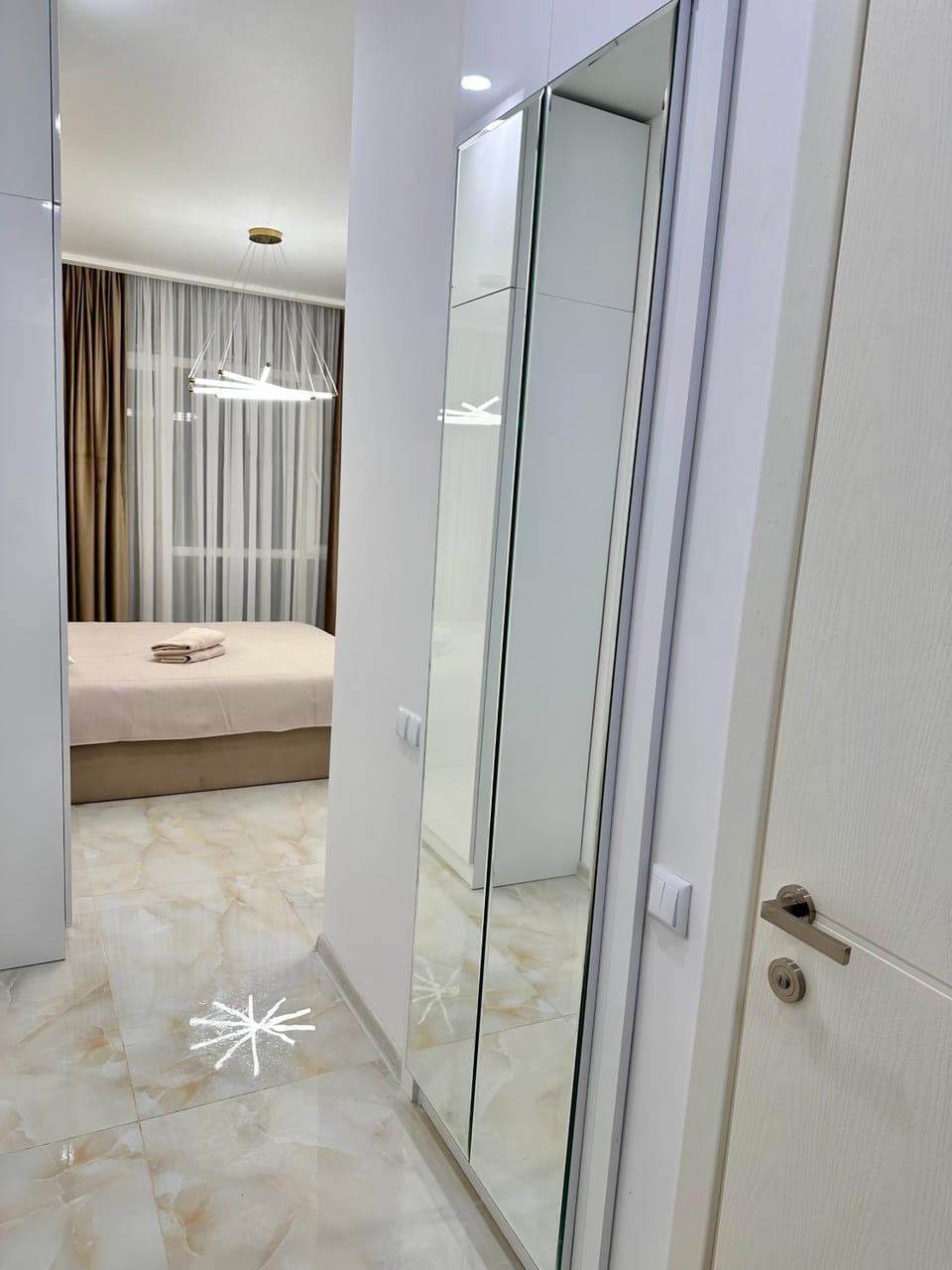 Bed, Photo of the whole room, Bedroom, wardrobe