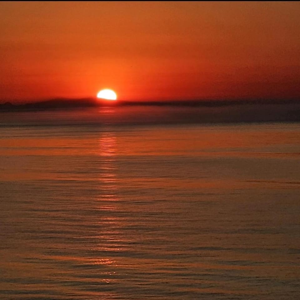 Natural landscape, Sea view, Sunrise