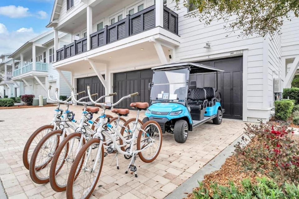Pinteresting Escape by Stay on 30A- Pool, Bikes, Golf Cart House in South Walton County