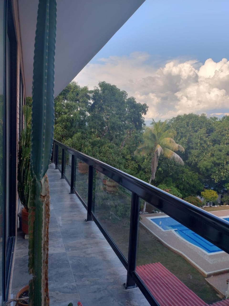 Natural landscape, Balcony/Terrace, Mountain view, Pool view