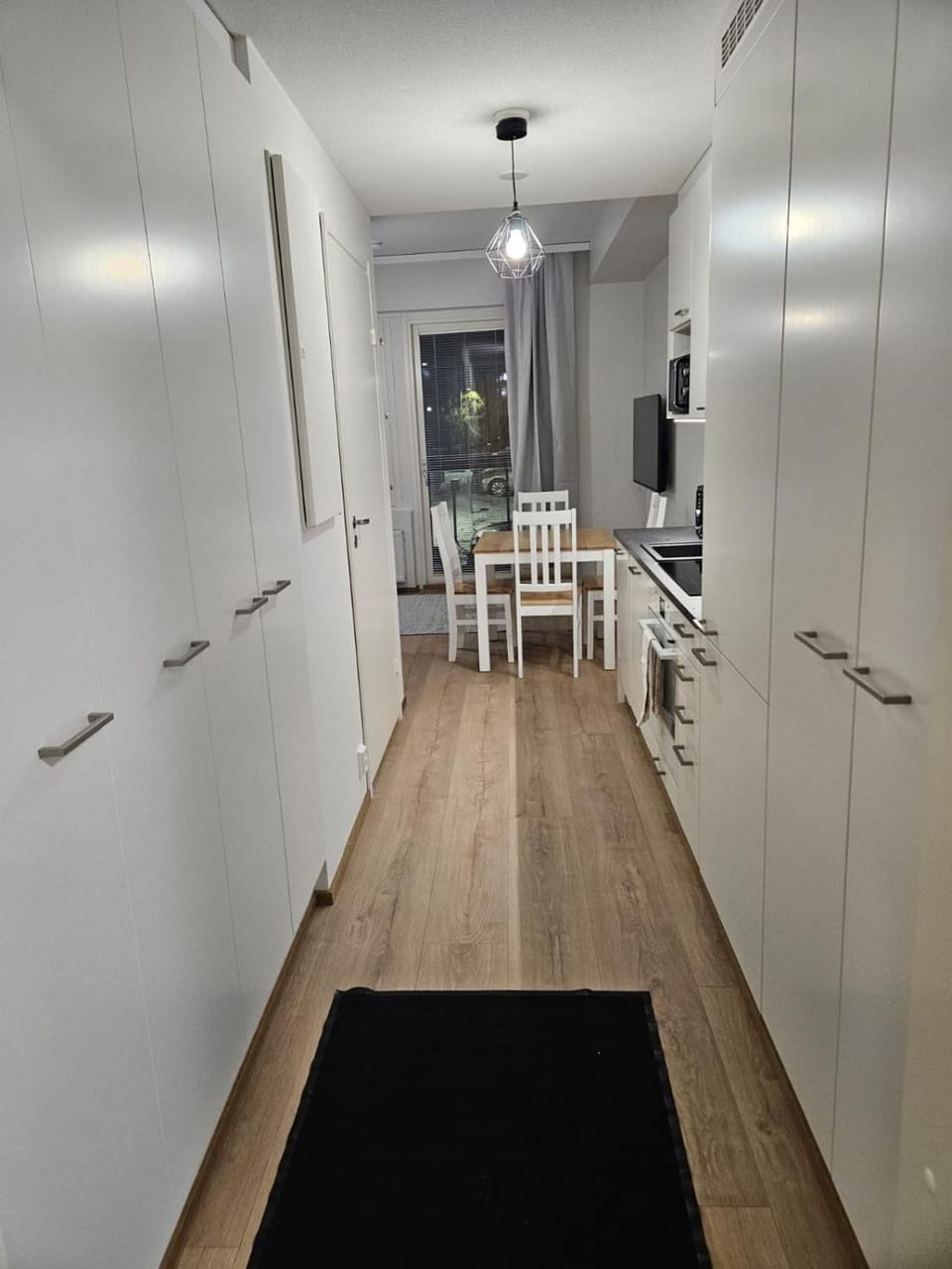 Kitchen or kitchenette, wardrobe