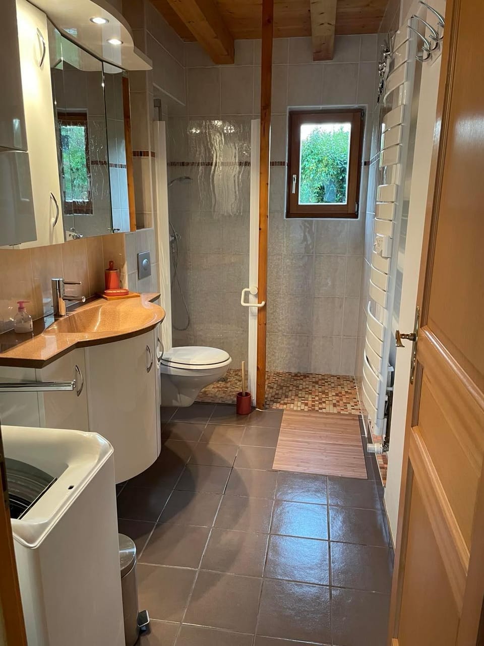 Shower, Bathroom, washing machine