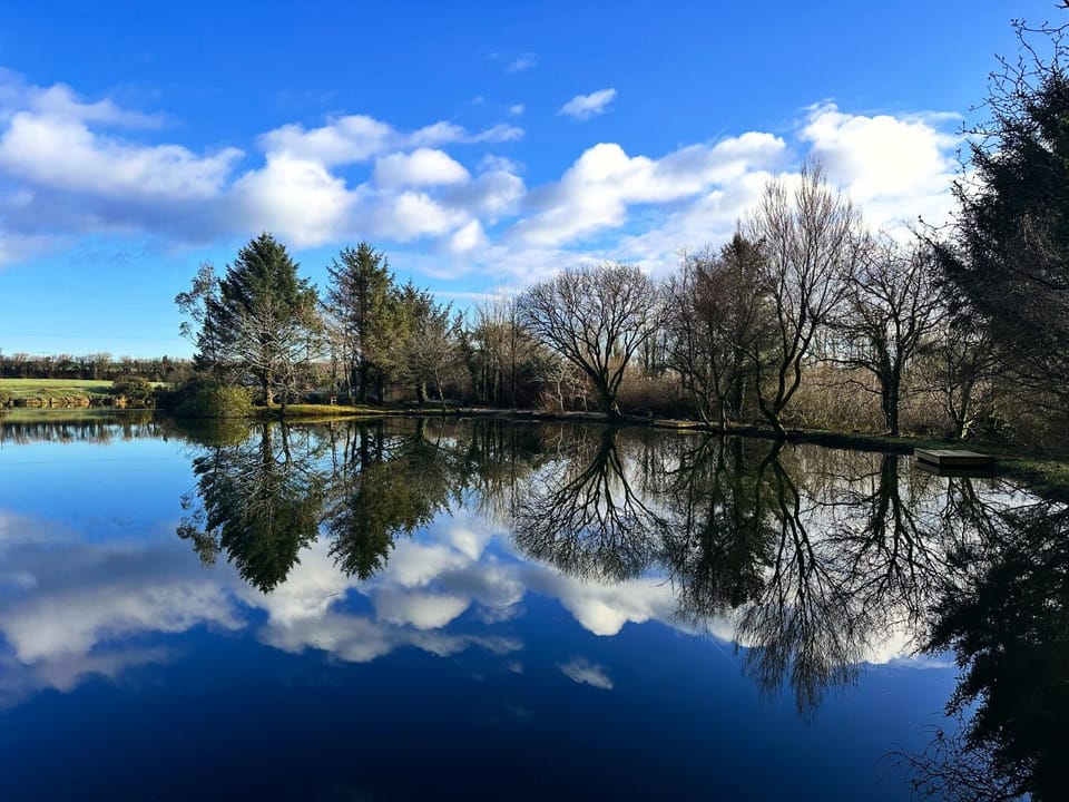 Day, Natural landscape, Lake view