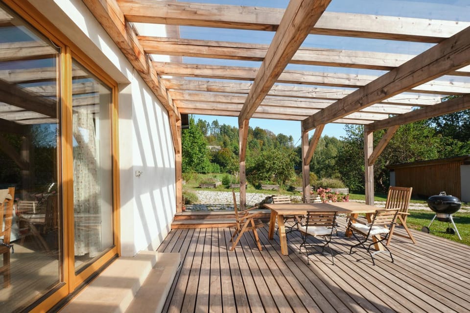 Spring, Day, Garden, Balcony/Terrace, Garden view