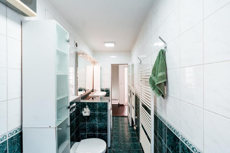 Toilet, Bathroom, towels