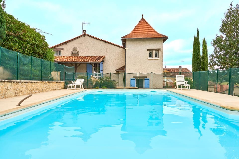 Property building, Living room, Swimming pool
