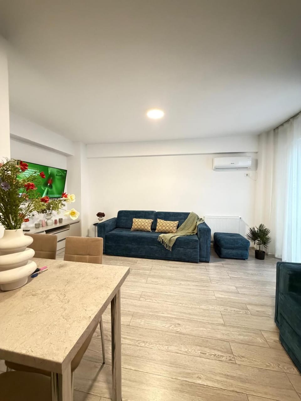 TV and multimedia, Living room, Seating area, air conditioner
