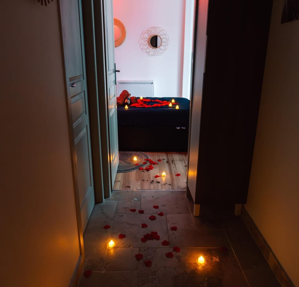 Evasion romantique & spa Apartment in Saint-Étienne