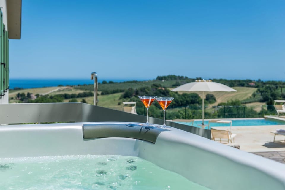 Natural landscape, Hot Tub, Pool view, Sea view, Swimming pool
