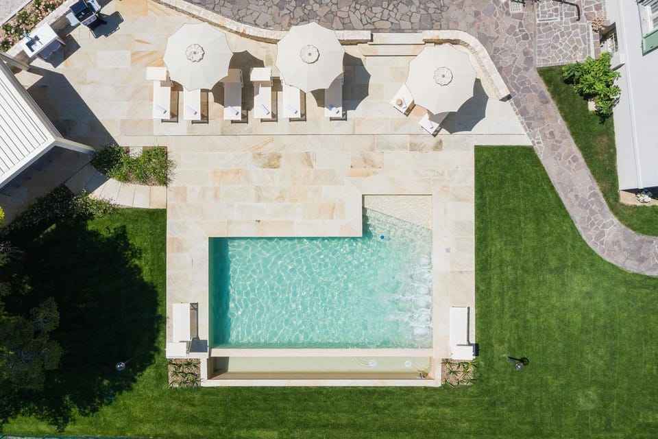 Bird's eye view, Pool view, Swimming pool, sunbed
