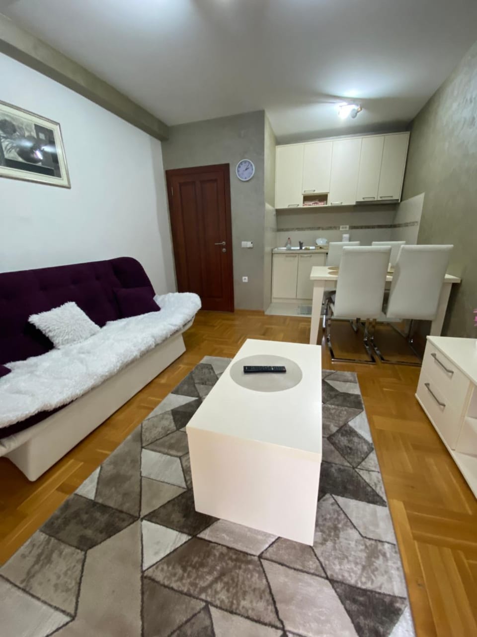 Kitchen or kitchenette, Living room, Photo of the whole room, Seating area
