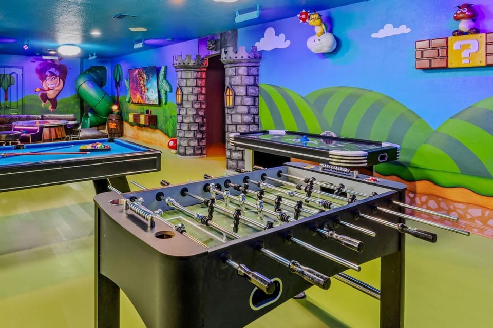 Billiard, Game Room, Entertainment, Family