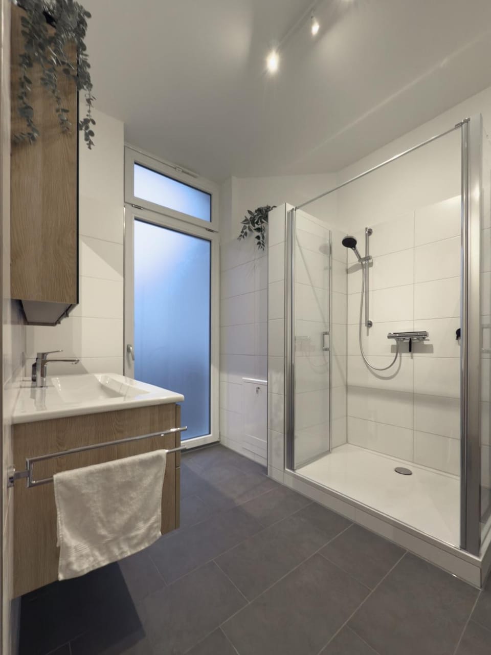 Shower, Bathroom, towels