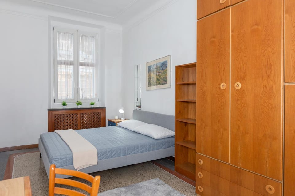 Bed, Photo of the whole room, Bedroom, wardrobe