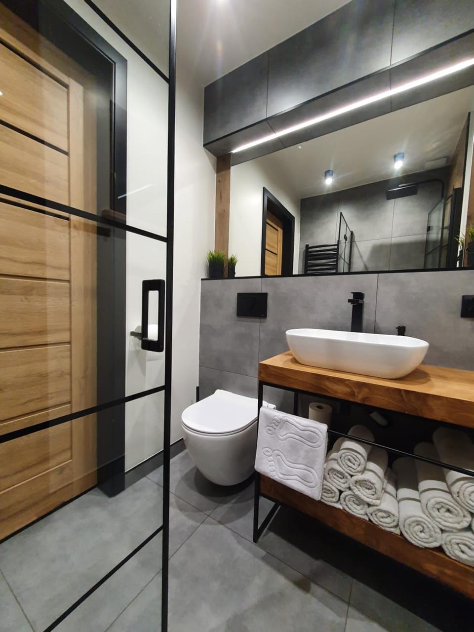 Shower, Toilet, Bathroom, towels